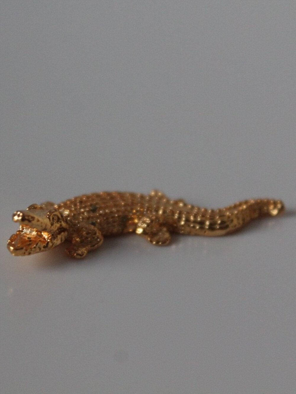 Miniature Golden Crocodile